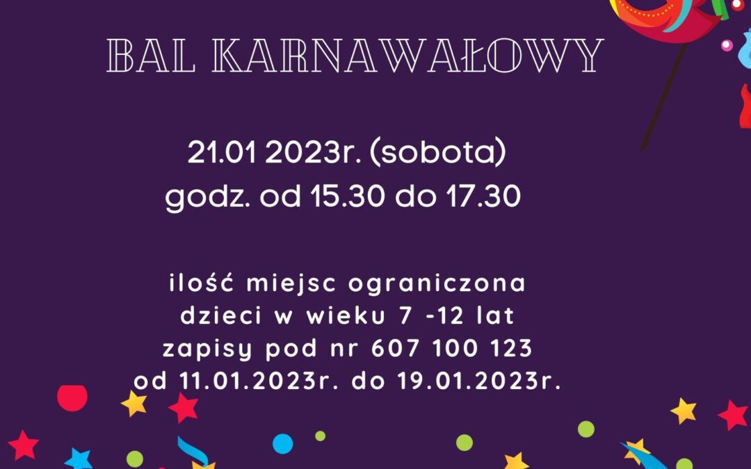 Bal karnawałowy