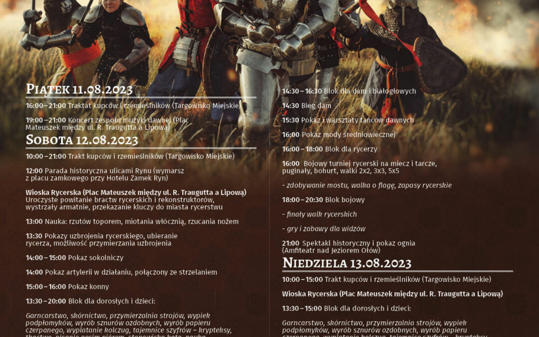 Festiwal Kultury Średniowiecza MASURIA 2023