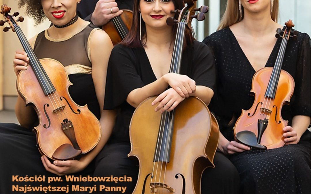 Koncert Warmińsko – Mazurskiego Kwartetu Smyczkowego – kościół w Szymonce