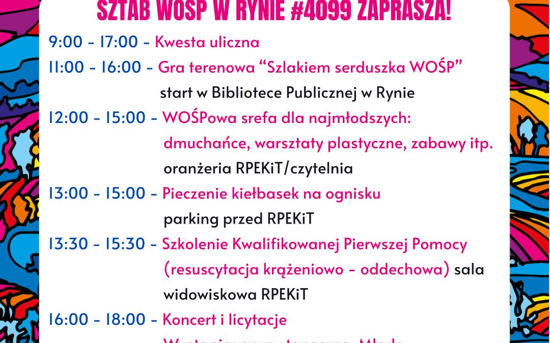33. Finał WOŚP w Rynie