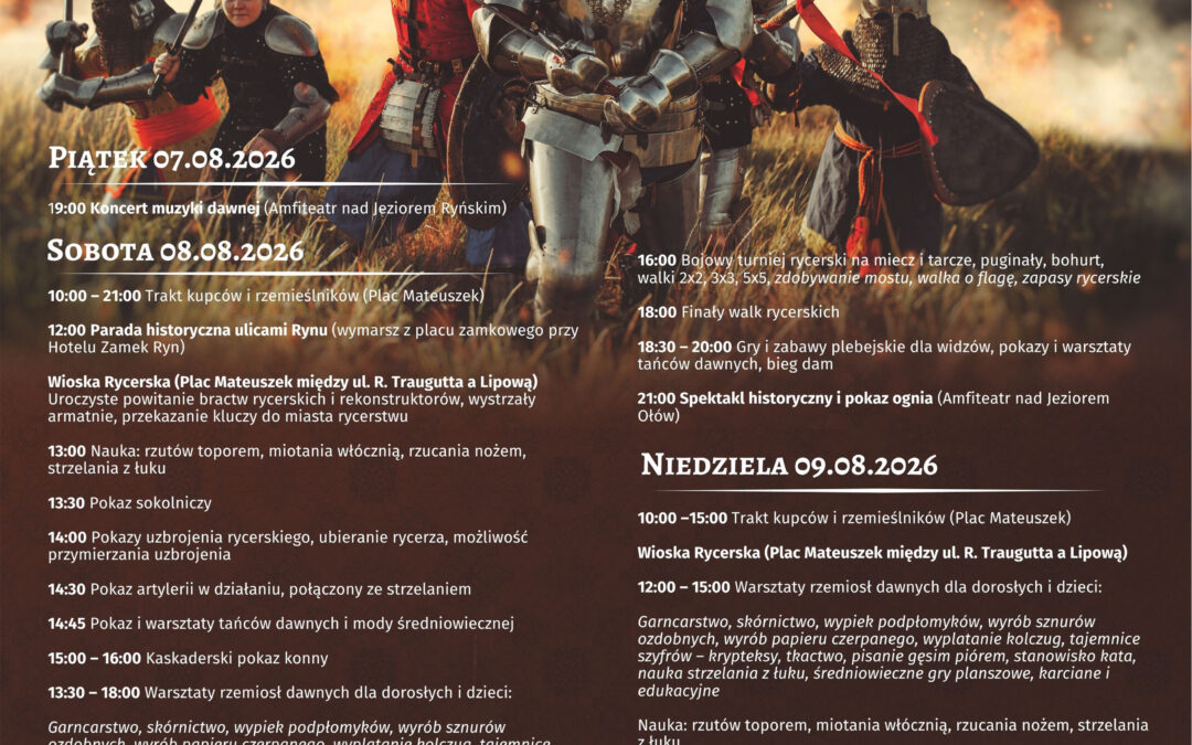 Festiwal Kultury Średniowiecza „Masuria”2026